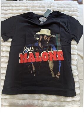 NWT Posty Co Women’s Post Malone Graphic T-Shirt Black Size M